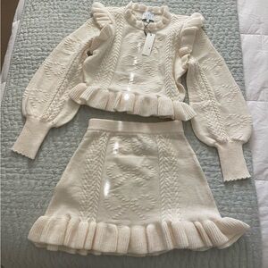 MABLE sweater skirt set